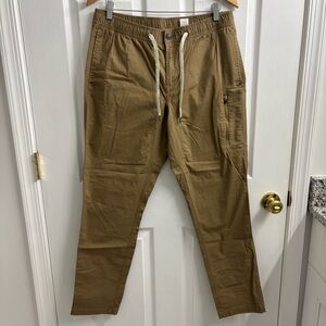 Vuori Men’s Ripstop Climber Pants XL Khaki Tan Stretch Drawstring Waist
